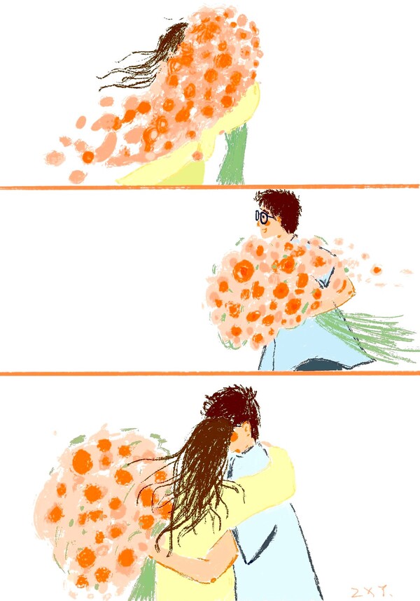 “所爱隔山海 山海皆可平”原来最浪漫的七夕，，，是奔忙后仍有个人为你守在原地，，，用体温焐热一起风尘。。。。。愿每对眷侣都能如这满束鲜花，，，将爱意开成跨越山海的永恒，，，七夕快乐！！。。。 周显云）.jpg